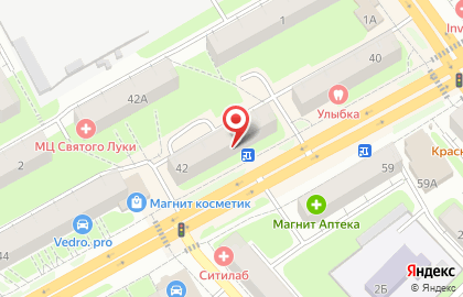 Аптека Медея-Фарм на улице Николаева на карте