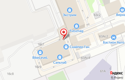 Экипировочный центр 5.11 в Левобережном районе на карте