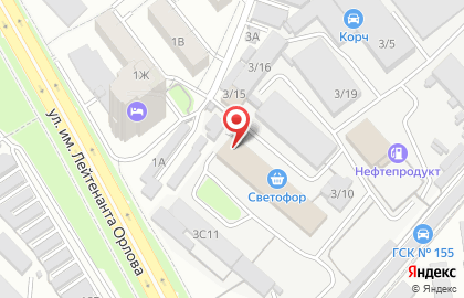 Гипермаркет Светофор в Центральном районе на карте
