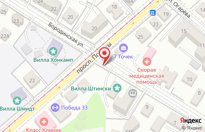 Блюз на Бородинской улице на карте