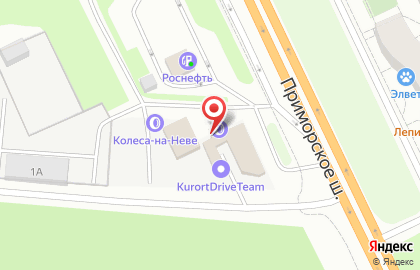 Магазин Планета Фейерверков на Приморском шоссе на карте