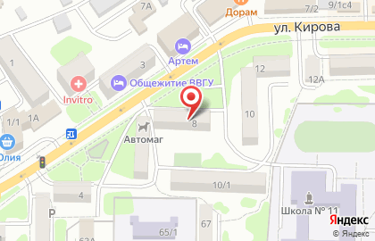 Стоматология Зубная Фея во Владивостоке на карте