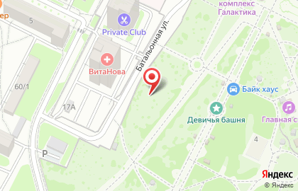 Центральный парк Волгограда на карте