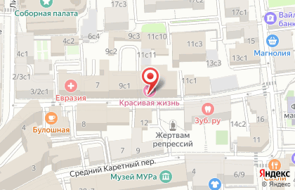 Студия коррекции фигуры Litebody 17 в Малом Каретном переулке на карте