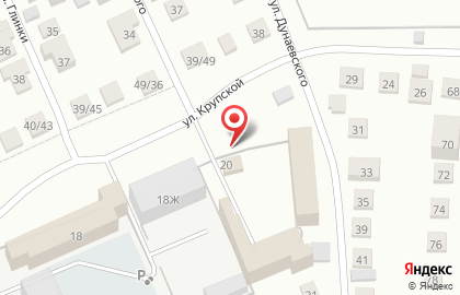 ВДПО на улице Крупской на карте