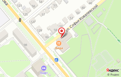 Аида на улице Кутузова на карте