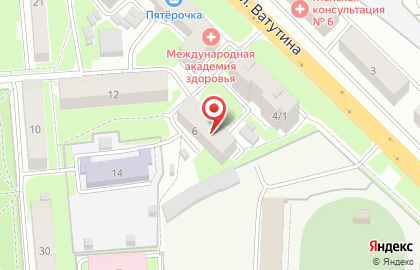 Олимп на улице Ватутина на карте