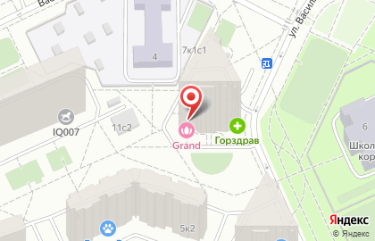Салон-парикмахерская Grand на улице Васильцовский Стан на карте