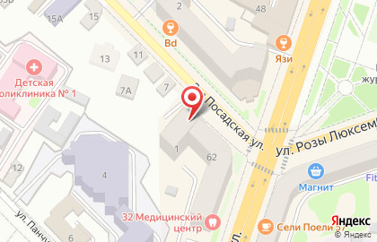 АКБ Пробизнесбанк в Заводском районе на карте