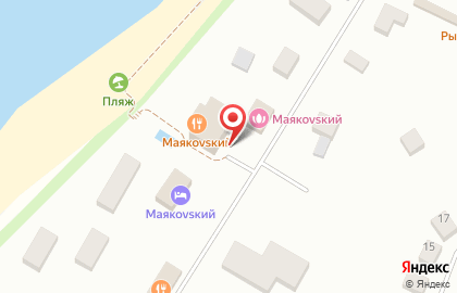 Гостиничный комплекс Маяковский в Калининграде на карте