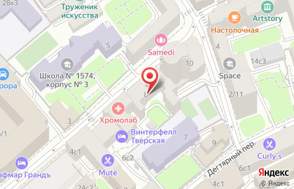 Стоматологическая клиника ЛИК на Маяковской на карте