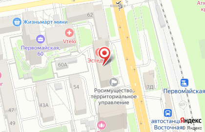 Стоматология Эстедент на Восточной улице на карте