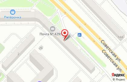 Торгово-монтажная компания Евростиль на Советской улице на карте