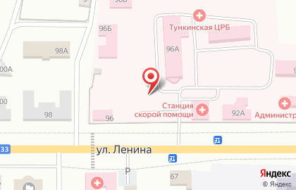 Тункинская ЦРБ на карте