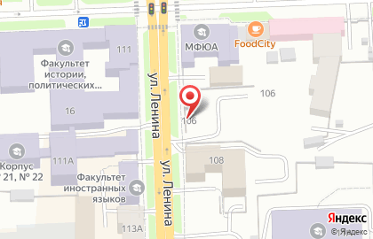 Автомойка на Ленина на карте