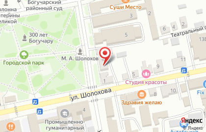 Салон связи Связной на улице Шолохова на карте