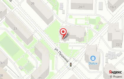 Стоматологическая клиника ЕвроДент на улице Пушкина на карте