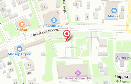 Супермаркет Красное & Белое на Советской улице на карте