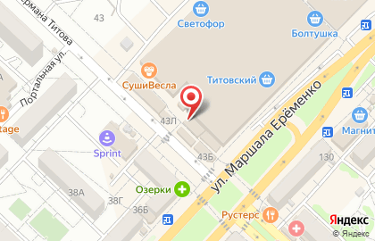 Кафе Барс в Краснооктябрьском районе на карте