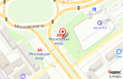 Банкомат Фиа-Банк на Московском шоссе на карте
