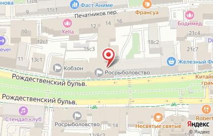 Техцентр Перекресток на Рождественском бульваре на карте