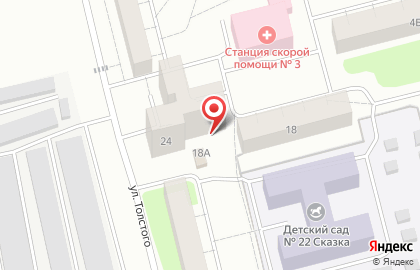 Продуктовый магазин в Сургуте на карте