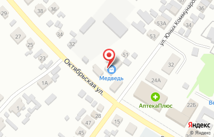 Магазин товаров для охоты, рыбалки и отдыха Медведь на карте