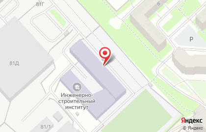 Вологодский государственный университет на улице Гагарина на карте