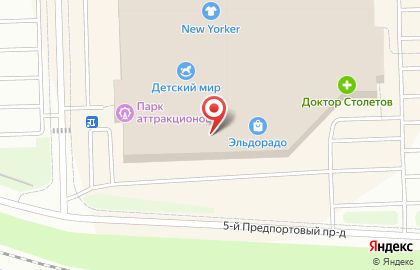 Магазин техники М.Видео на Пулковском шоссе на карте