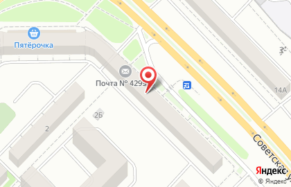 Новострой на Советской улице на карте