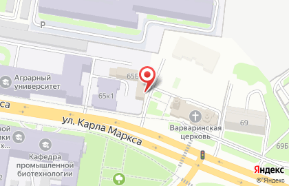 Общежитие, КГАУ на Площади Тукая на карте