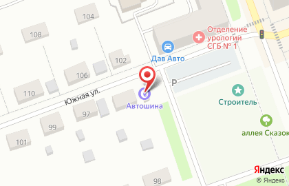 Шиномонтажная мастерская в Северодвинске на карте