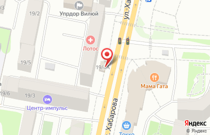 Продуктовый магазин в Якутске на карте