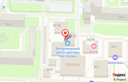 Салон красоты Лаура в Красносельском районе на карте