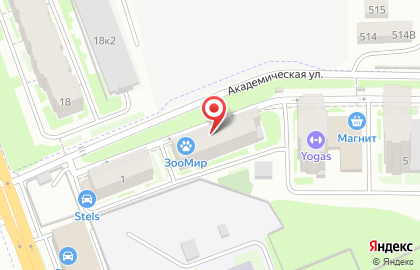 Торгово-монтажная компания АлПласт Системс на Академической улице на карте