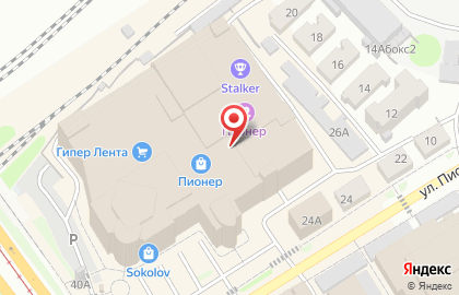 Блинная Сковородовна в ТЦ Пионер на карте
