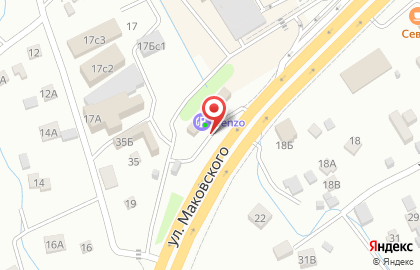 АЗС во Владивостоке на карте