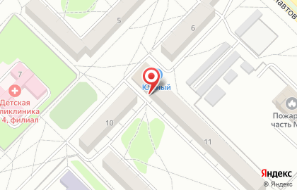 Продуктовый магазин Саянский в Ангарске на карте