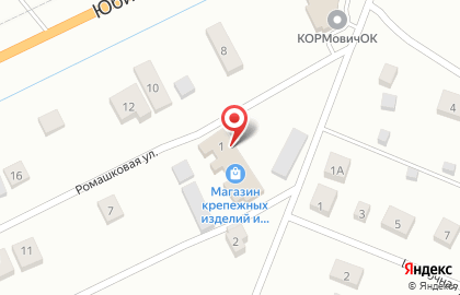 Магазин крепежных изделий и кровельных материалов на карте