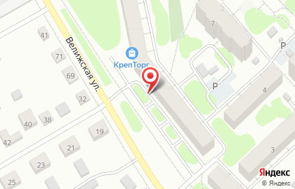 Супермаркет Высшая лига в Иваново на карте