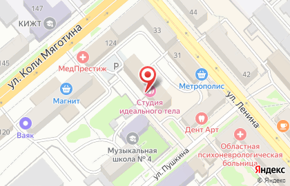 КБ Кетовский в Кургане на карте