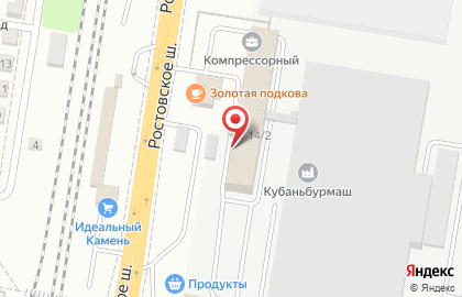 Компания Титан Монолит на ​Ростовском шоссе на карте