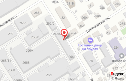 Фирменная сеть Заправка на Партизанской улице на карте