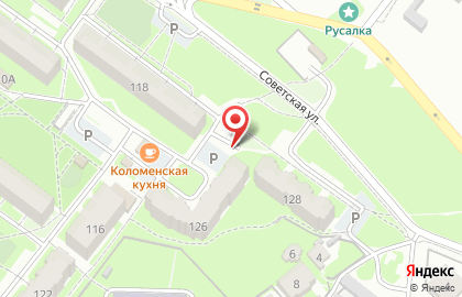 Продуктовый магазин в Калининграде на карте