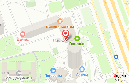 Киоск по продаже хлебобулочных изделий, район Орехово-Борисово Южное на Каширском шоссе на карте