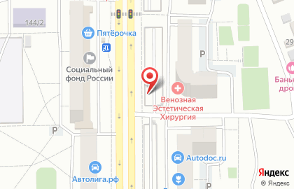 Автостоянка в Челябинске на карте