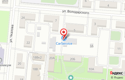 СантехСтрой на улице Володарского на карте