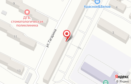 Магазин Красное & Белое на улице Гагарина в Дегтярске на карте