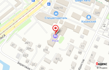 СТО Роса в Куйбышевском районе на карте