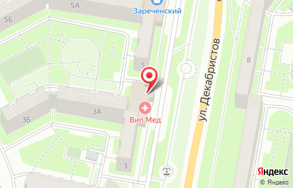 Аптека Калина Фарм на улице Декабристов на карте